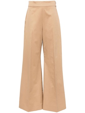 high-waist wide-leg trousers