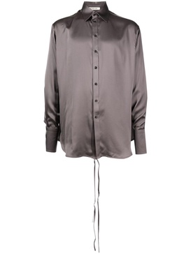 convertible silk shirt 