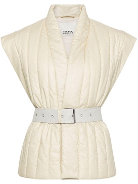 Ajali belted quilted gilet