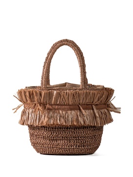 Andrea fringed tote bag