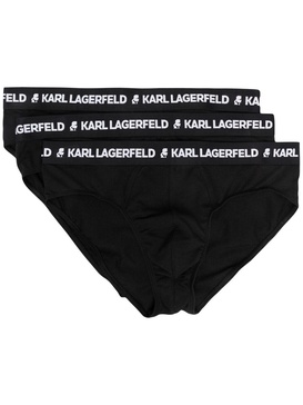 logo-waistband boxer briefs (pack of three)