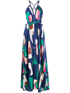 Goomy geometric-print maxi dress