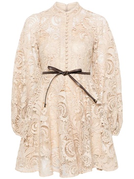 Zimmermann Short Waverly Lace Dress