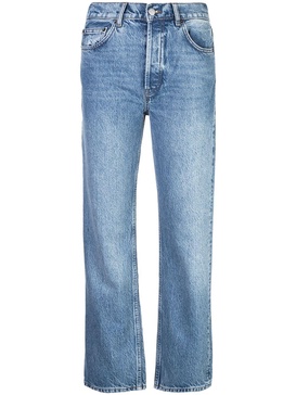 Cynthia high-rise straight jeans