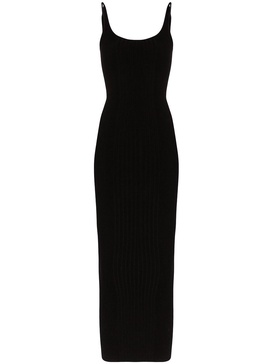 ribbed-knit maxi dress