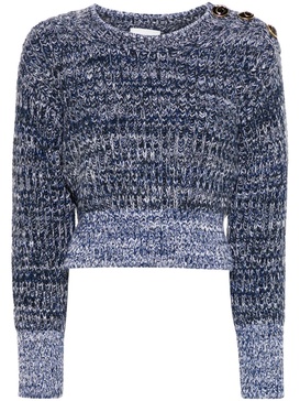 blend-effect wool jumper