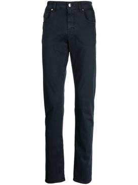 gabardine slim-fit jeans