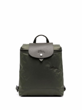 Le Pliage embroidered-logo backpack