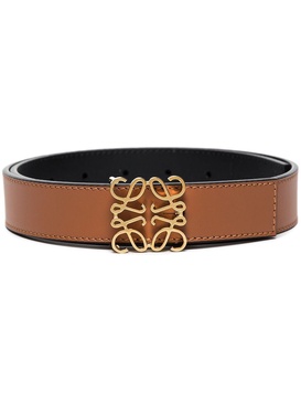 Anagram reversible leather belt