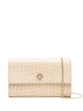 leather chain wallet