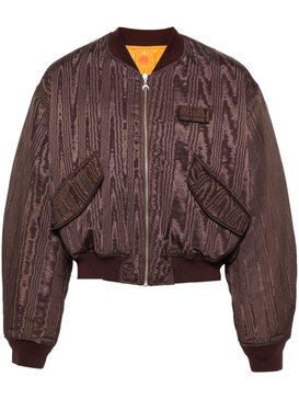 Regenerated reversible bomber jacket