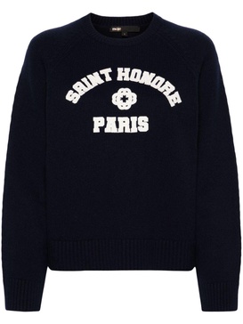 logo-embroidered sweater