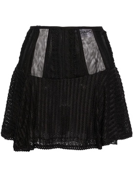 Hamaty lace-panelled miniskirt