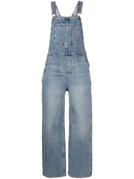 River Relaxed denim overalls