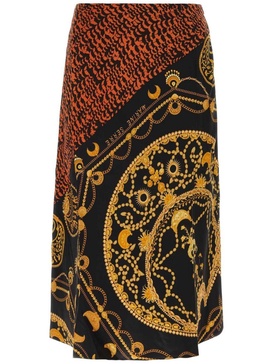 Ornament Jewellery-print skirt