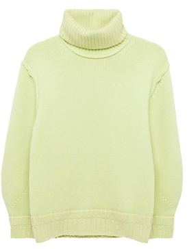 Leylani roll-neck ribbed-knit jumper