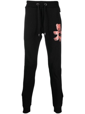 teddy motif track pants