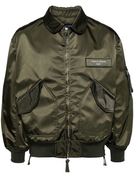 side two-way zip fastening jacket