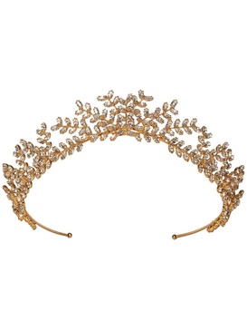 Mignonette crystal-embellished tiara