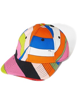 colour-block baseball cap 