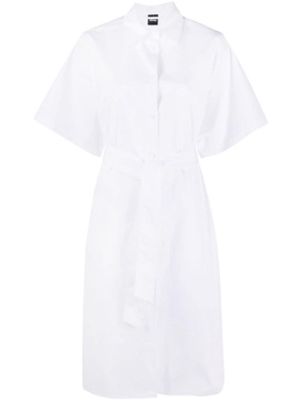 short-sleeve cotton shirt dress