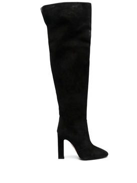 130mm knee-high suede boots