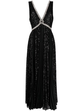 sequin-embellished gown