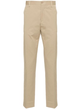 tapered tailored trousers