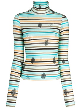 Cody striped turtleneck top