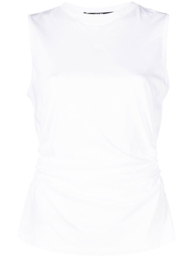 cut-out organic cotton tank top