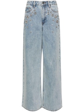 Blue Embellished Jeans - Bl Light Blue / 25