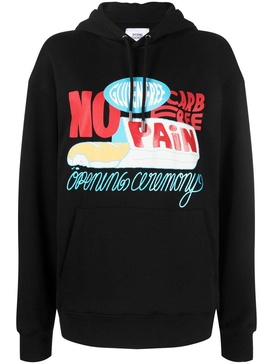 graphic-print hoodie