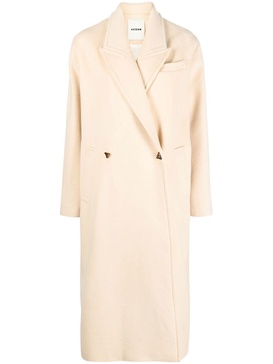 Haven double-breasted wool coat