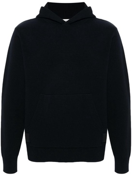 logo-tag hooded jumper