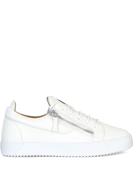 Frankie zipped low-top sneakers