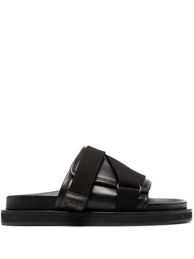 padded slip-on sandals