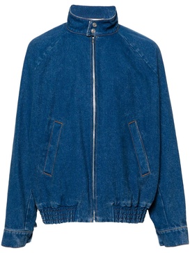 denim bomber jacket