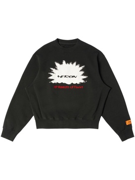 logo-print crewneck sweatshirt