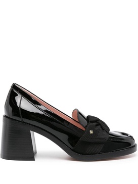 Leandra 70mm leather loafer pumps