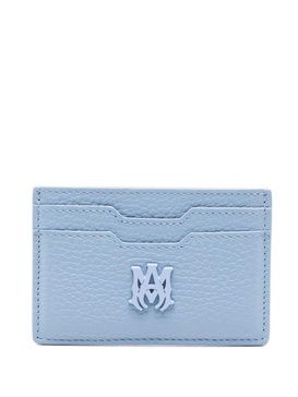 MA-plaque leather cardholder