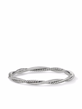 sterling silver Petite Infinity diamond bracelet