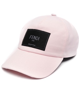 FENDI SS22 Baseball Canvas Cap in Rosa for Men