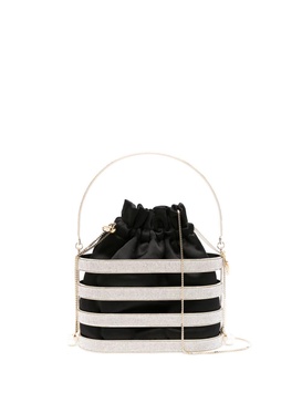 Holli Astoria satin bucket bag