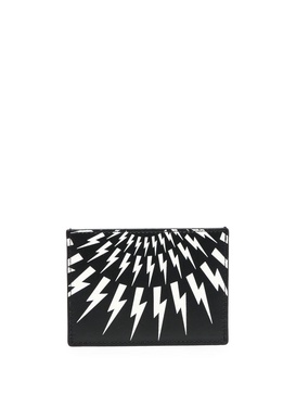 Lightning-print cardholder