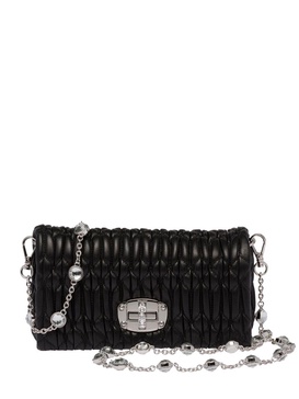 Miu crystal nappa leather mini bag