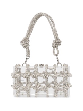 Bess crystal-embellished shoulder bag