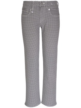 houndstooth-pattern trousers