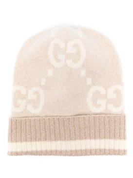 Gucci Woman Embroidered Cashmere Blend Beanie Hat