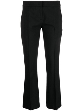 low-rise cropped trousers