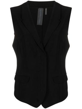 notched-lapel vest